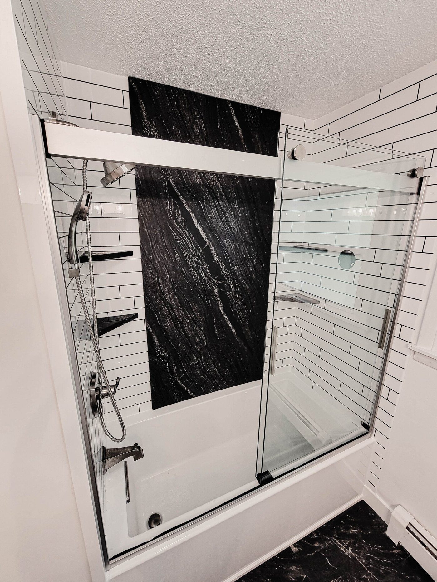 Custom walk-in shower