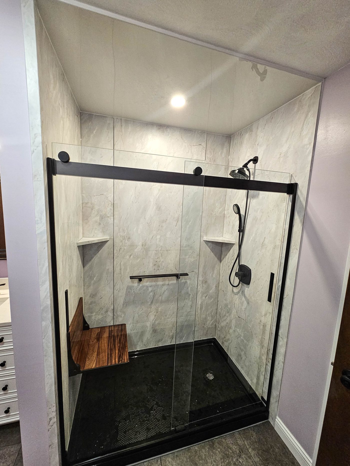 Walk-in tub remodel